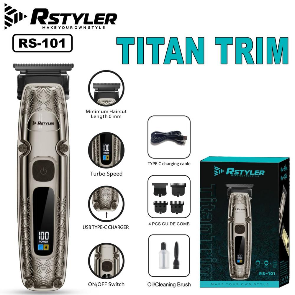 RSTYLER RECHARGEABLE TRIMMER RS-101
