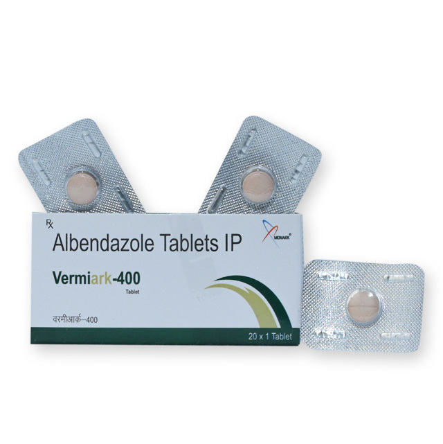 Albendazole 400mg Tablet - Brand Name: Vermiark-400