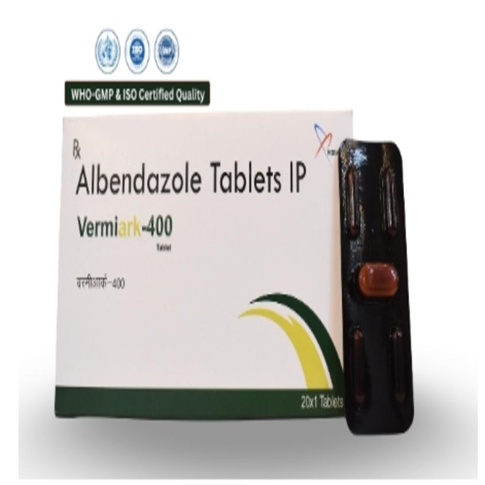 Albendazole 400mg Tablet - Brand Name: Vermiark-400