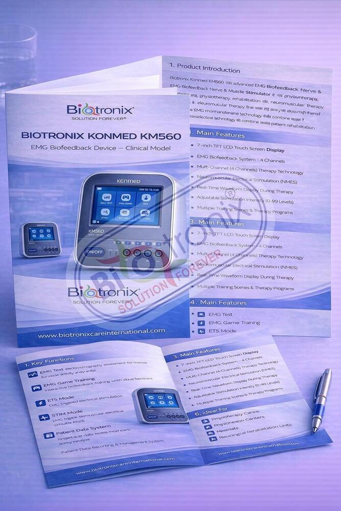 Konmed KM-560 Physiotherapy Biofeedback Device with Clinical Programs
