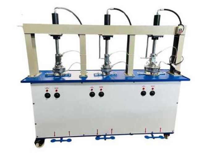 Hydraulic Triple Dye Areca Leaf Plate Making Machine