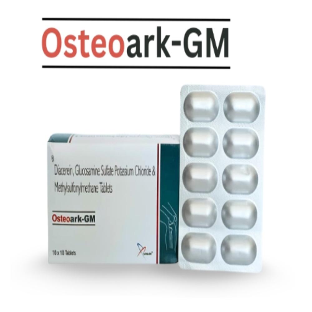 Diacerin 50mg + Glucosamine750mg + Msm 250mg Tablet(in Drug Formulation) - Brand Name: Osteoark-gm
