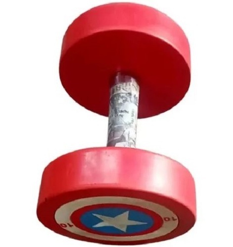 10kg Rubber Dumbbell