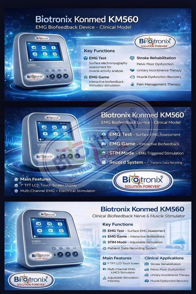 Konmed KM-560 Professional Biofeedback Machine for Advanced Rehab