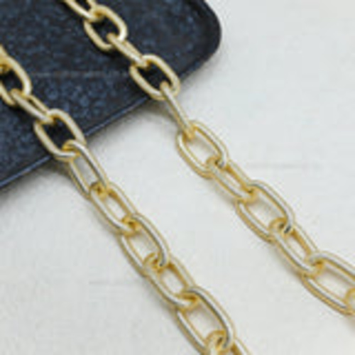 Aluminium Chain | Size : W-19mm H-32mm | Qty : 1mtr | JT-19-35-48