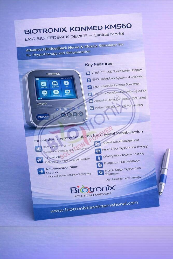 Konmed KM-560 4 Channel EMG Biofeedback System with Monitoring