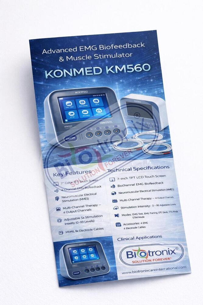 Konmed KM-560 Clinical EMG Biofeedback Device with Smart Therapy