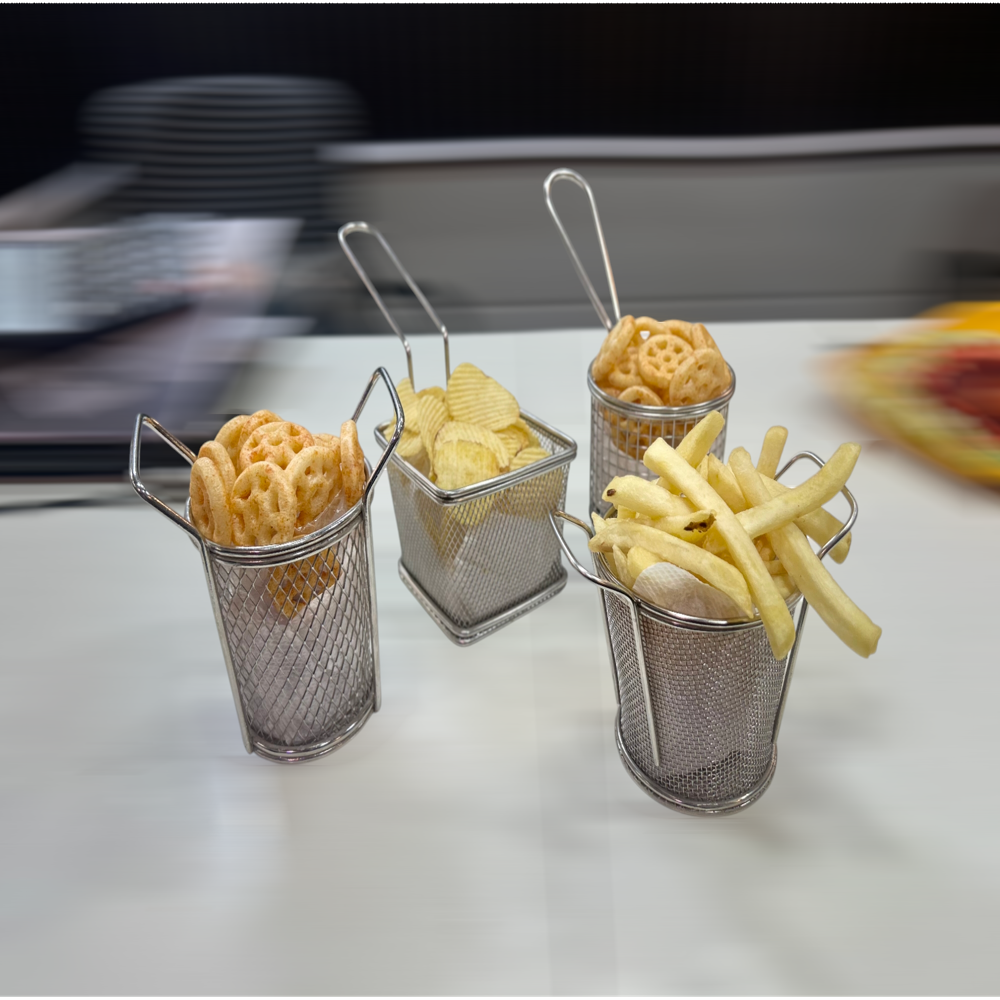 BIG SQUARE SERVING BASKET