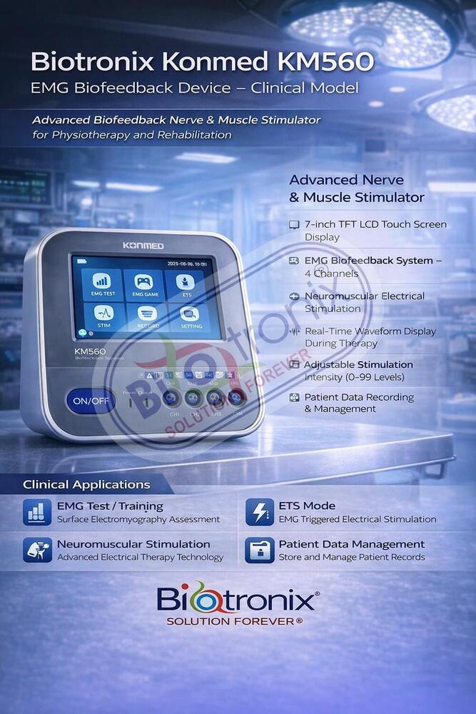 Konmed KM-560 EMG Biofeedback Machine for Rehabilitation Centers