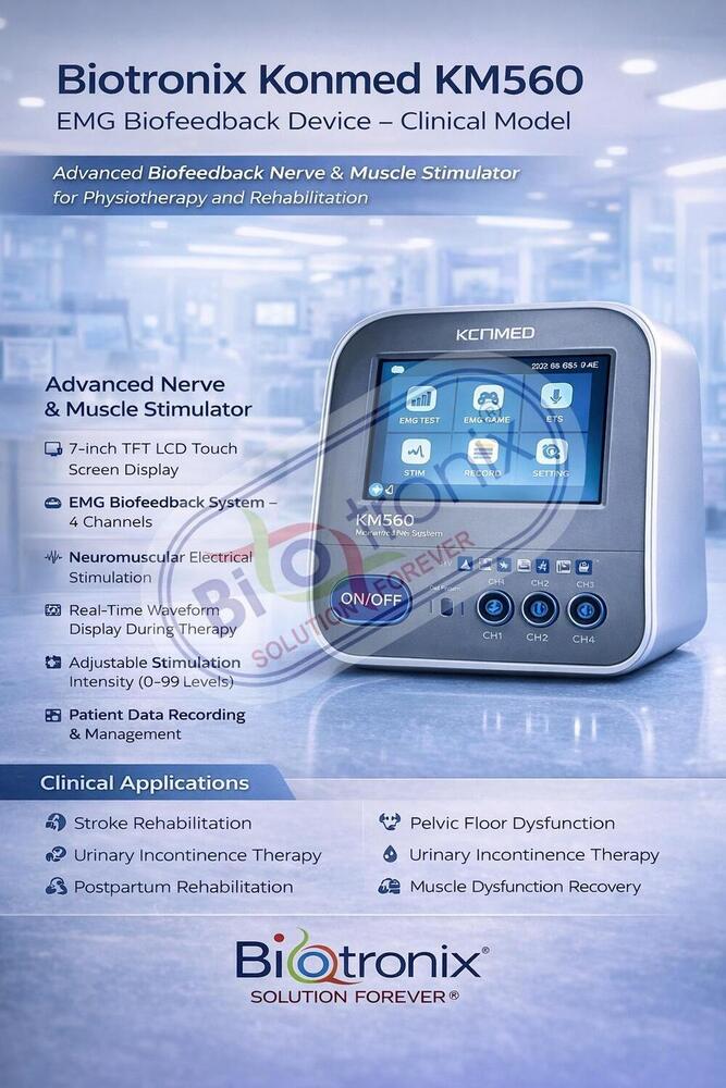 Konmed KM-560 EMG Biofeedback System for Muscle Coordination