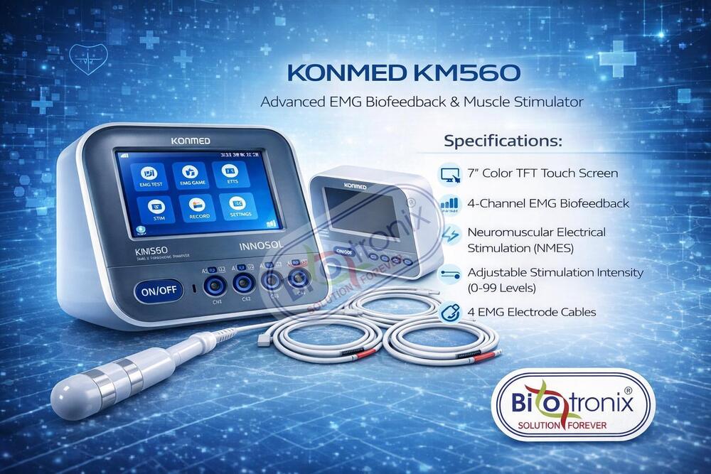 Konmed KM-560 Biofeedback Machine with Stimulator Therapy