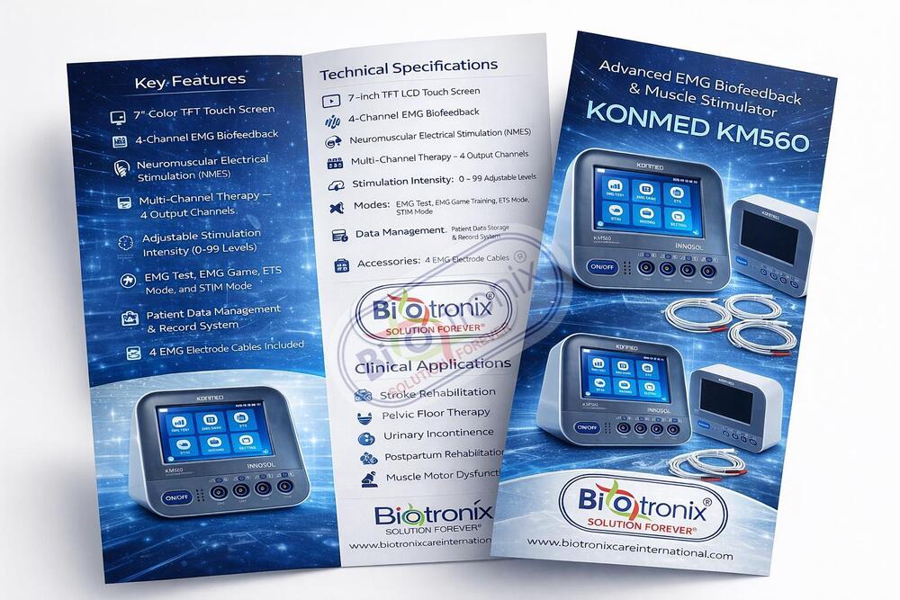 Konmed KM-560 Biofeedback Machine with Stimulator Therapy