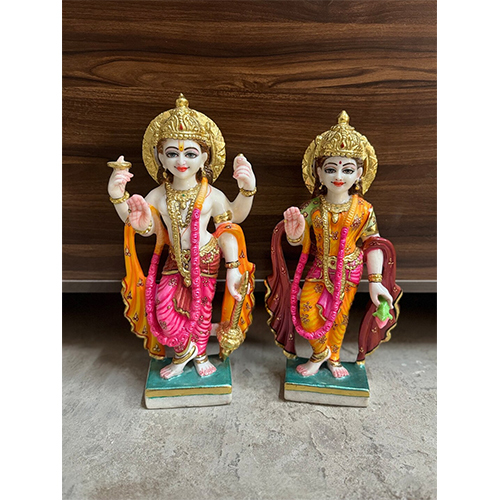 Vishnu jodi marbel statue