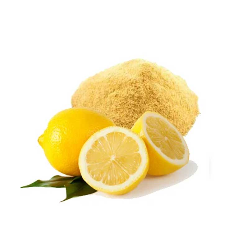 Spray dried lemon powder
