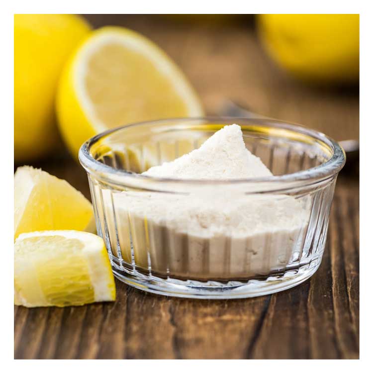 Spray dried lemon powder