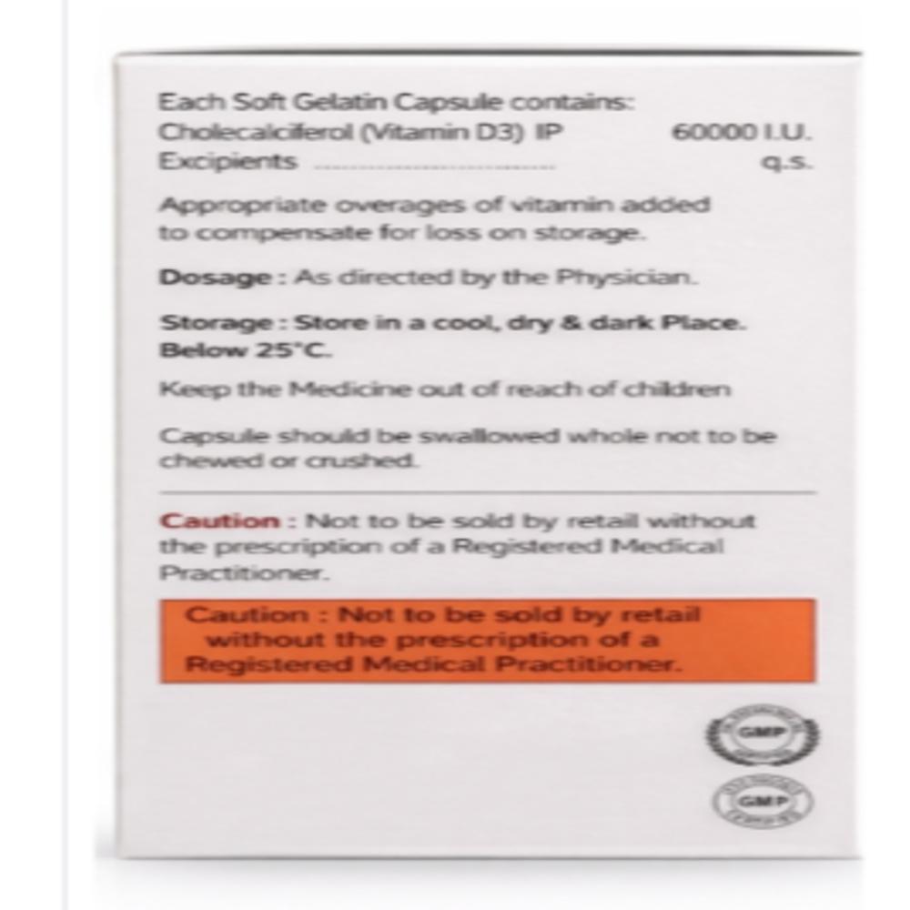 Cholecalciferol 60,000 I.U. Softgel Capsules