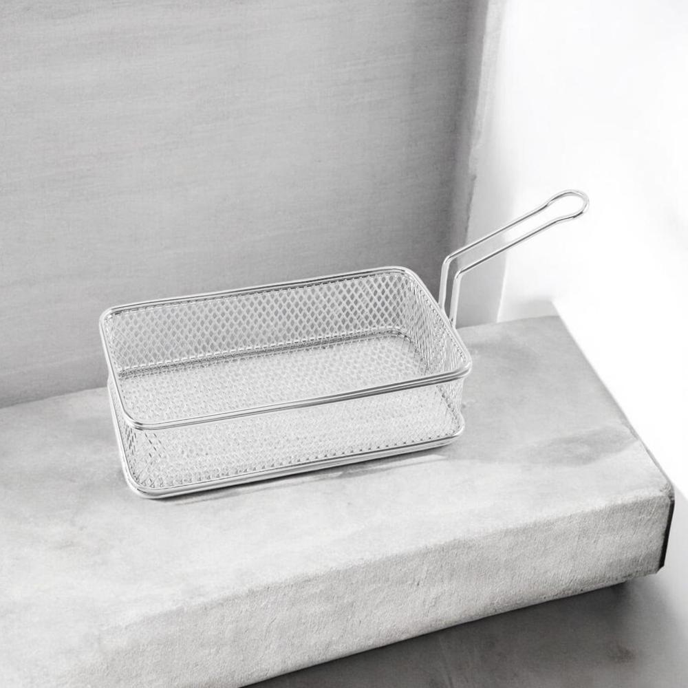 Big Rectangular Basket Single Handle - Features: High Quality