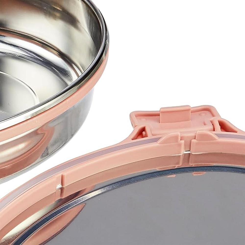 Ganesh Classy 2 Piece Stainless Steel Lunch Box Set