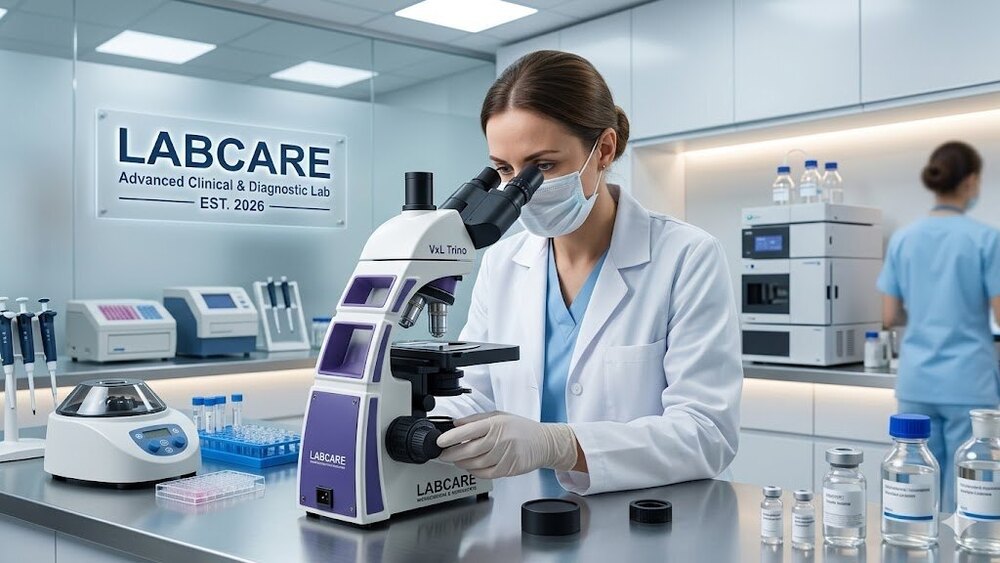 VXL TRINO Research Trinocular Microscope