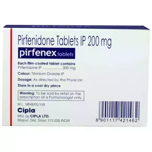 Pirfenex Tablet, Pirfenidone Anti-Fibrotic Medicine