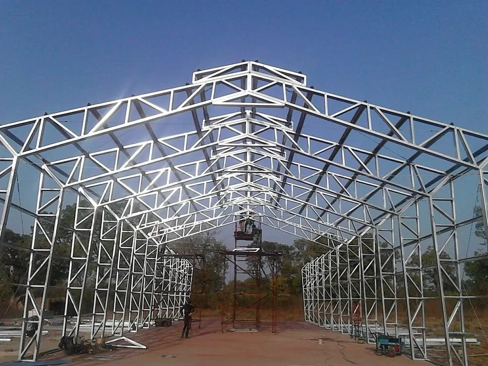 Mild Steel Factory Roofing Structure