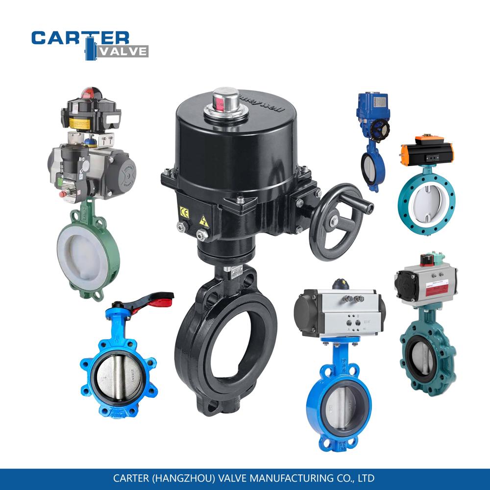 Butterfly Valve, Manual/Worm Gear/Electric/Pneumatic, Cast Iron/Wcb/Stainless Steel, Wafer/Lug/Flange/Clamp, ANSI/DIN/JIS/API Industrial Valve