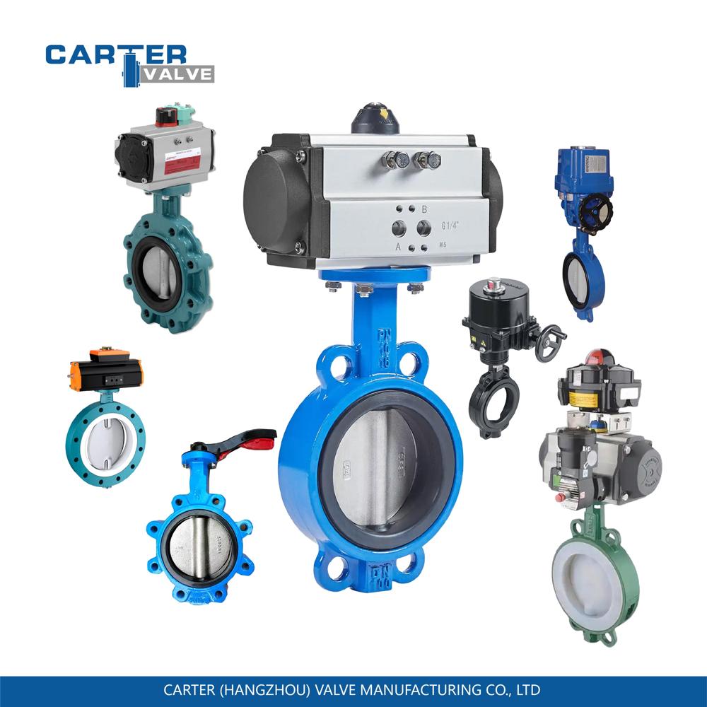 Butterfly Valve, Manual/Worm Gear/Electric/Pneumatic, Cast Iron/Wcb/Stainless Steel, Wafer/Lug/Flange/Clamp, ANSI/DIN/JIS/API Industrial Valve