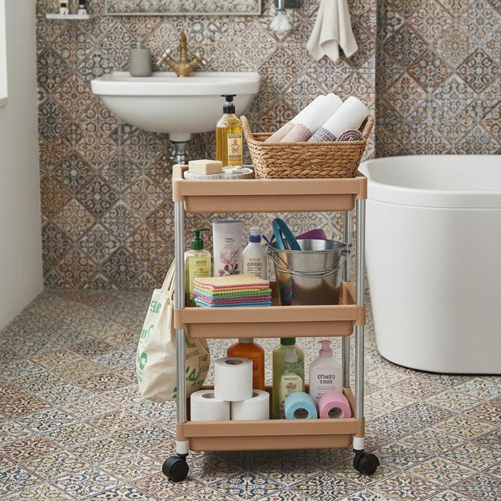 3 Layer Multipurpose Storage Trolley