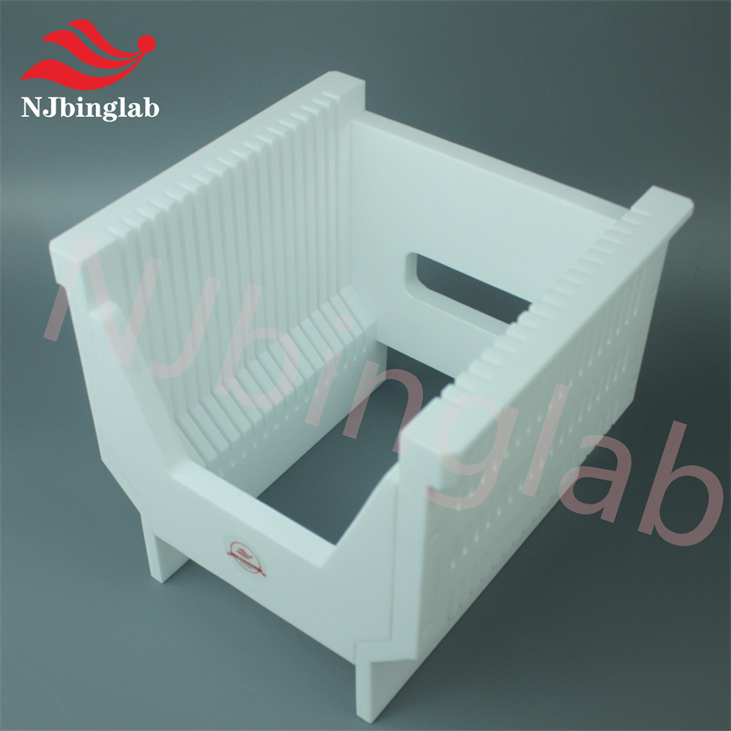 PTFE wafer cassette, for 8