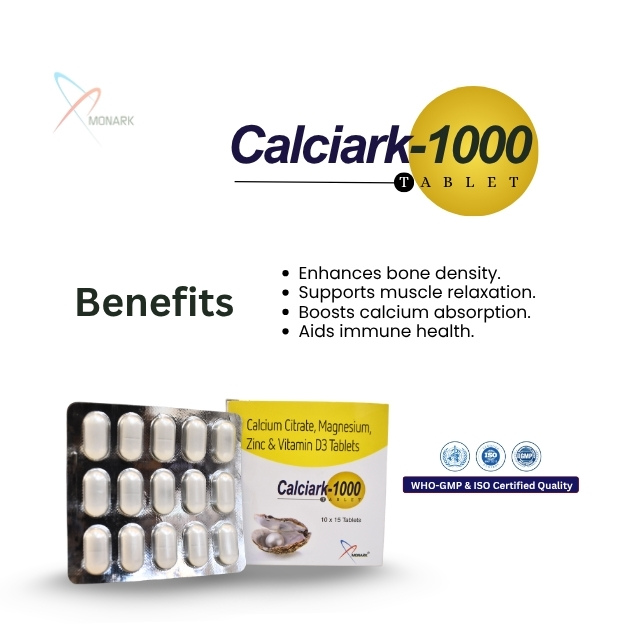 Calcium Citrate 1000mg + Magnesium 100mg + Zinc 4mg + Vitamin D3 200 i.u. Tablet
