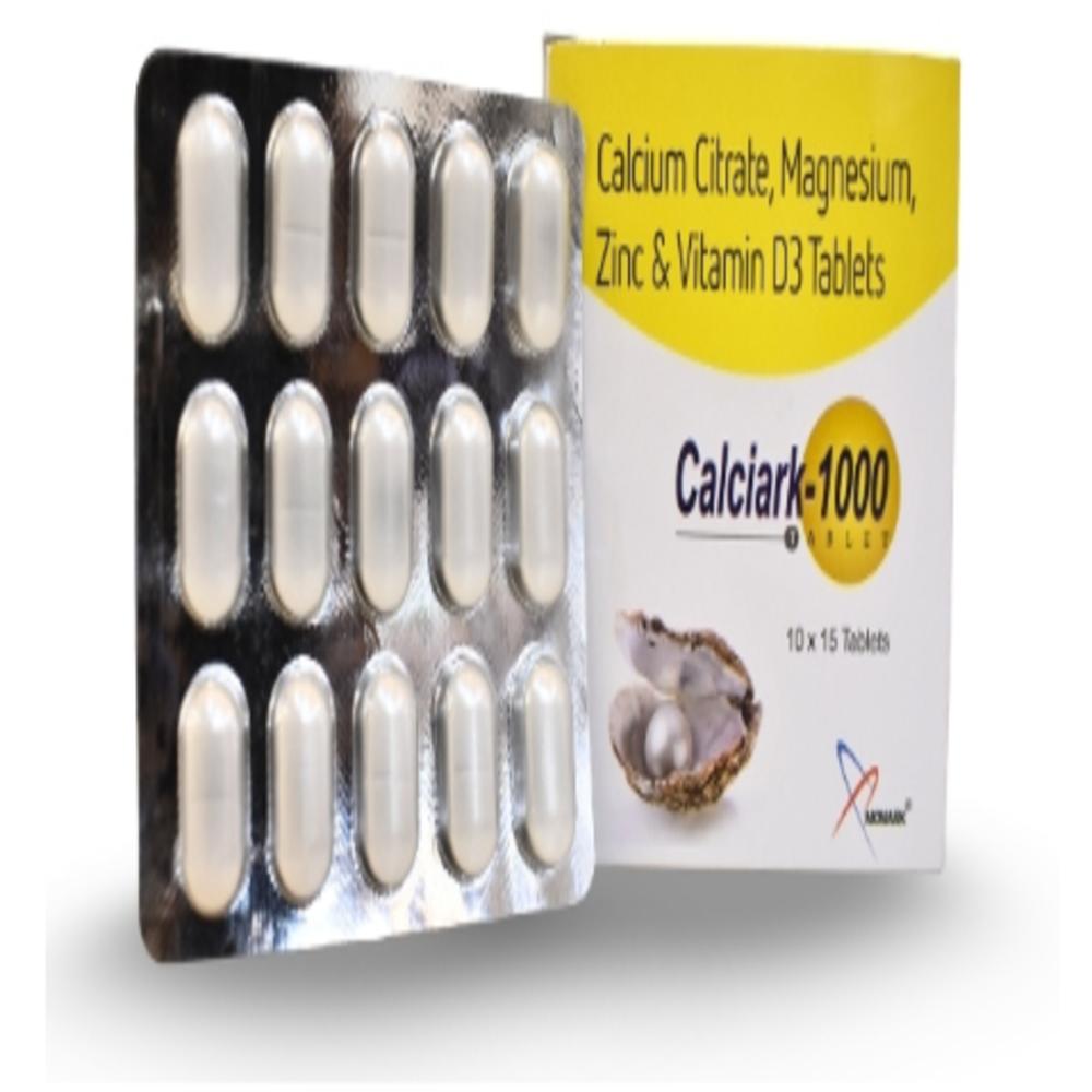 Calcium Citrate 1000mg + Magnesium 100mg + Zinc 4mg + Vitamin D3 200 i.u. Tablet