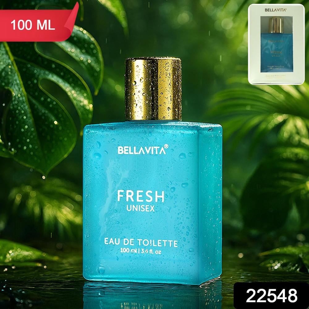 Bellavita Premium Fresh Unisex Eau De Toilette Perfume 100 Ml - Best For: Daily Use