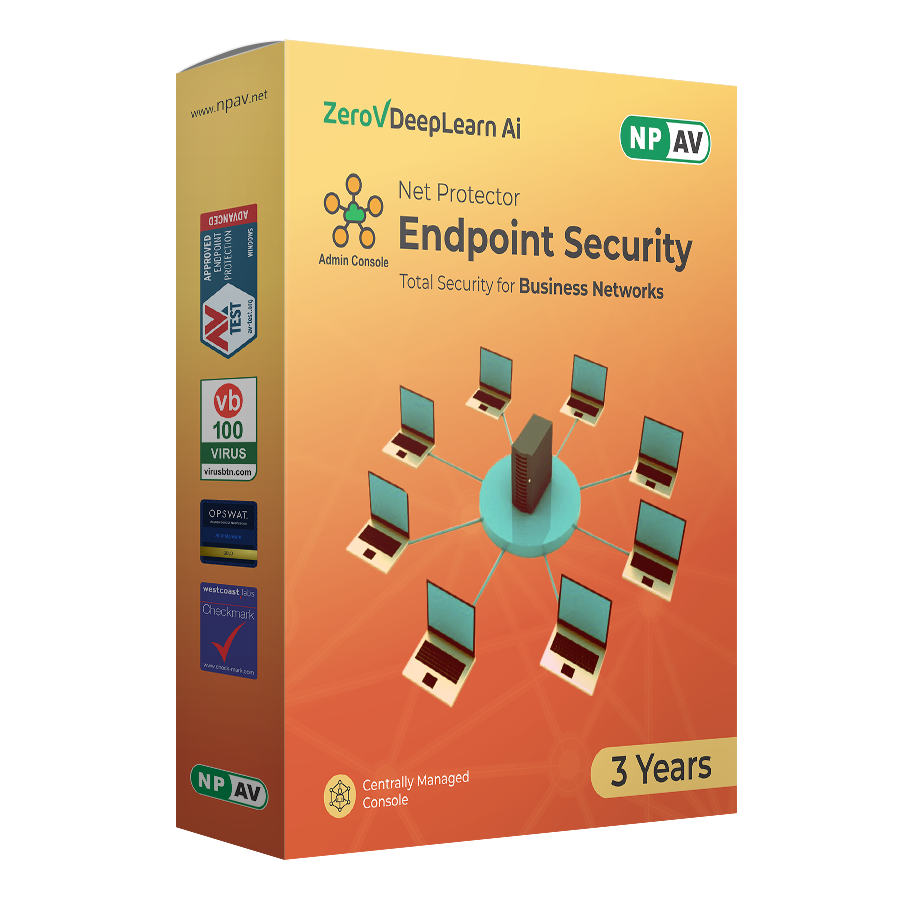 Net Protector Endpoint Security (Admin Console) Total Security for Business Networks 5 Users 3 Years
