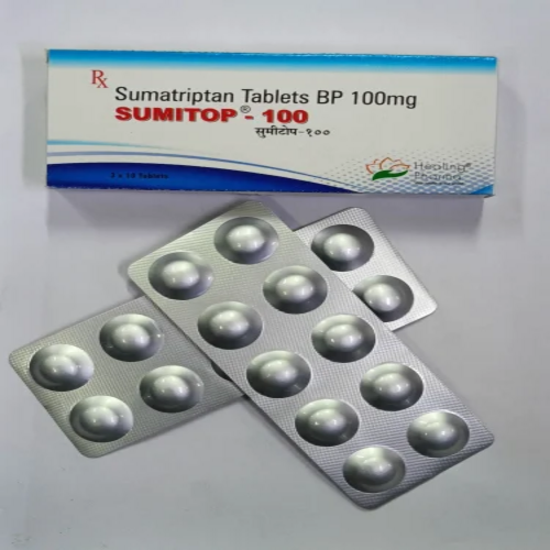 Sumitop Sumatriptan Tablet 100mg , Prescription, Treatment: Treatment Of Migraine