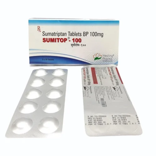 Sumitop Sumatriptan Tablet 100mg , Prescription, Treatment: Treatment Of Migraine