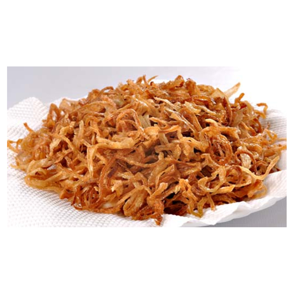 White fresh fried onion