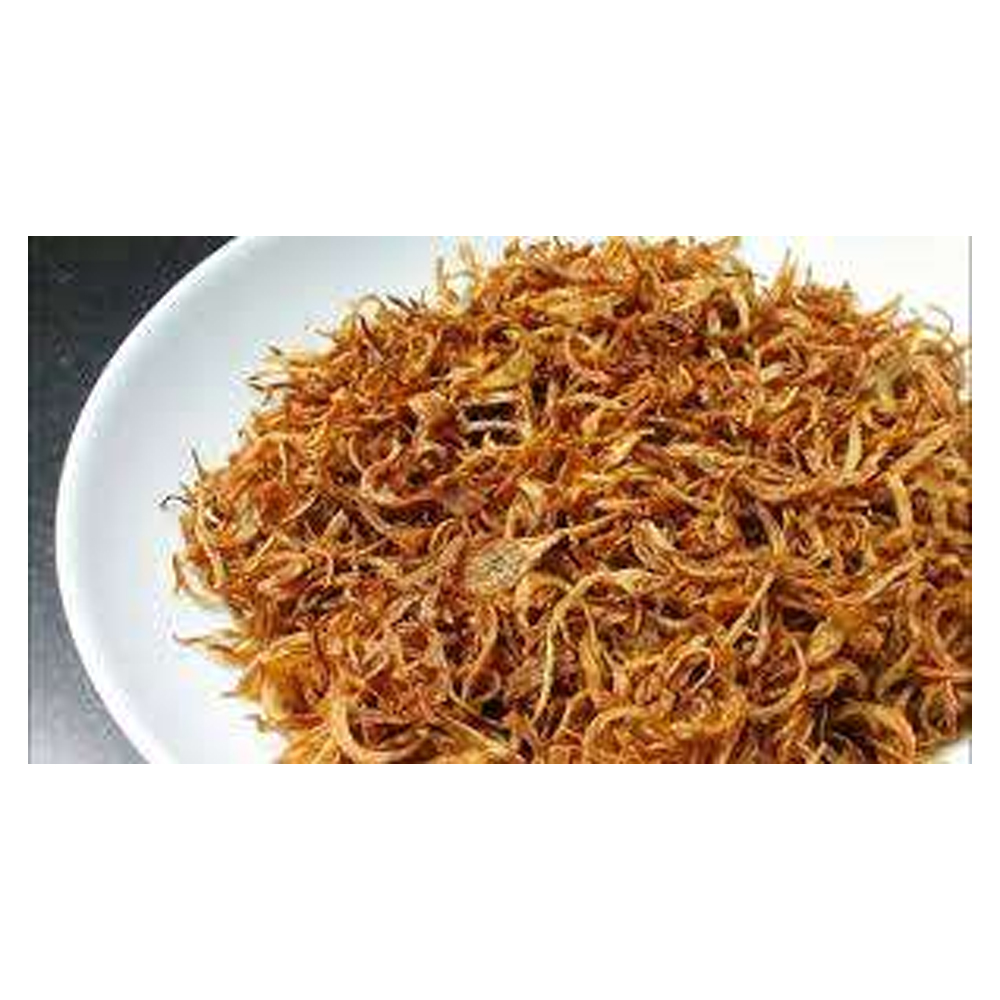 White fresh fried onion