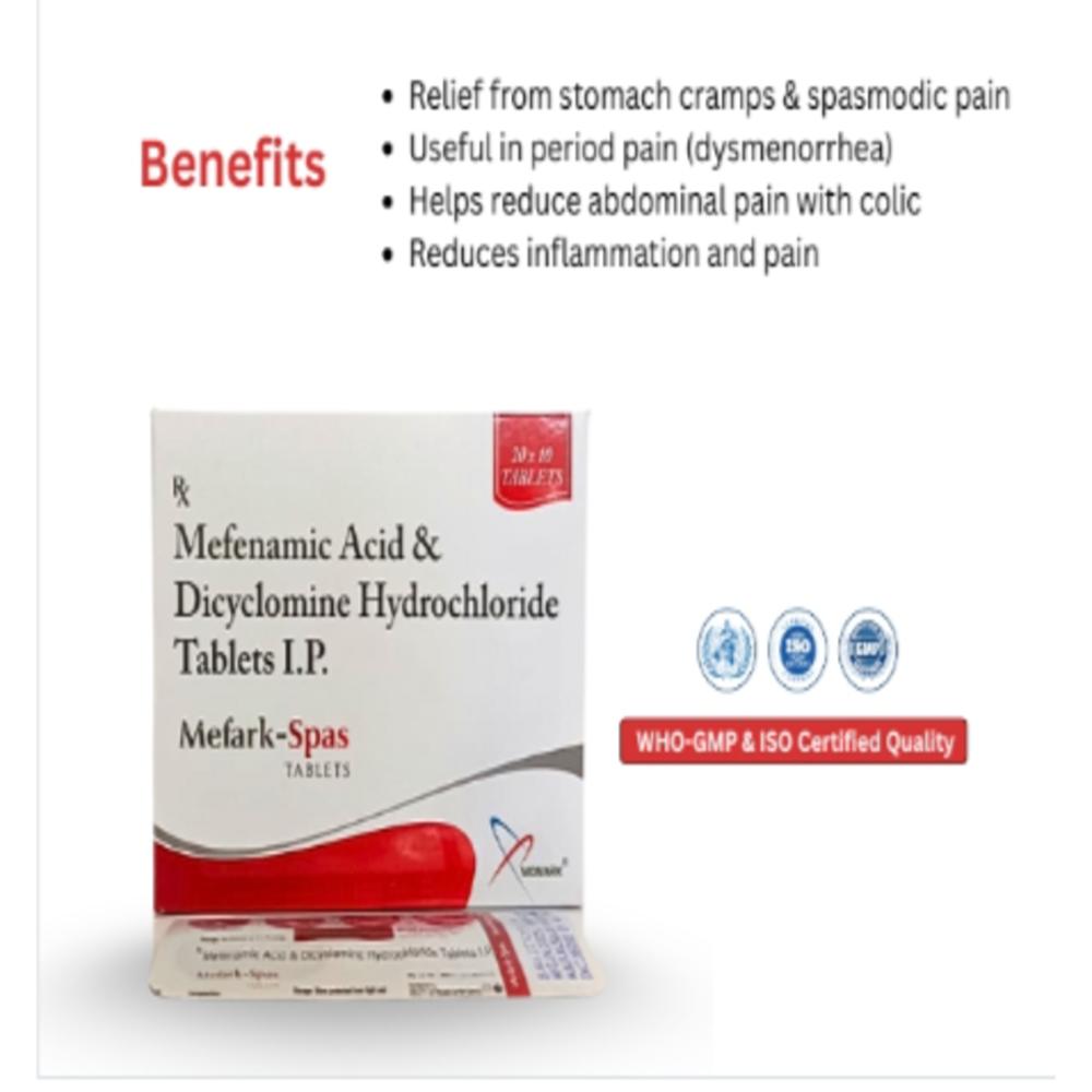 Mefenamic Acid, Dicyclomine Hydrochloride Tablets I.P.