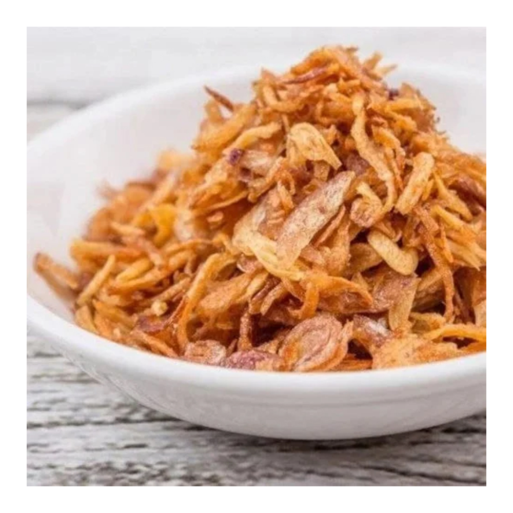 Pink fresh fried onion