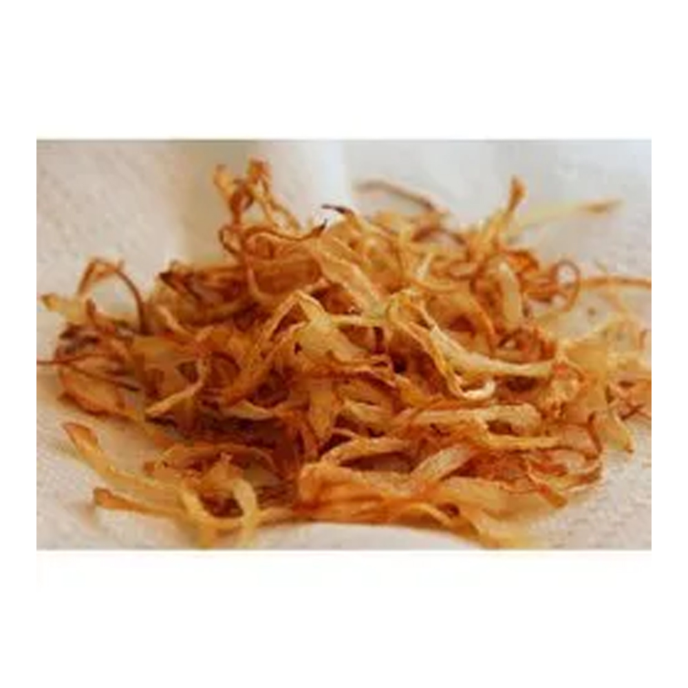 Pink fresh fried onion