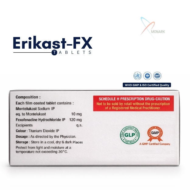 Montelukast, Fexofenadine Hydrochloride Tablets