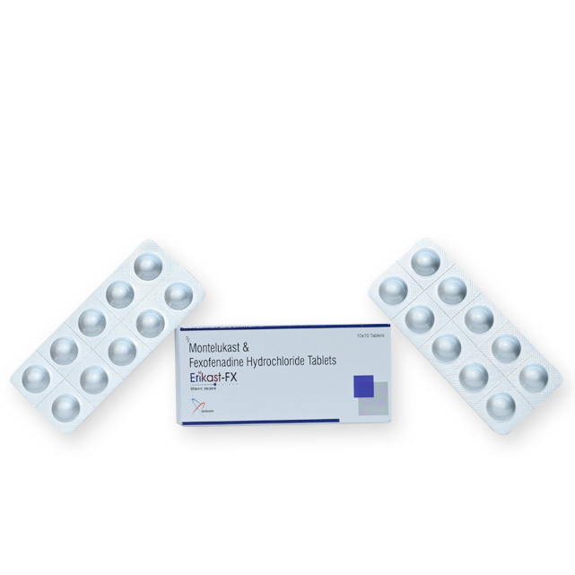 Montelukast, Fexofenadine Hydrochloride Tablets - Brand Name: Erikast-fx