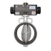 Rubber Lined Wafer Type Butterfly Valve