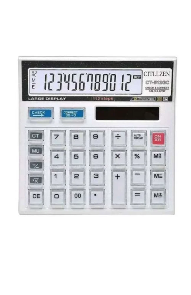 Check And Correct Calculator - Color: Any Color