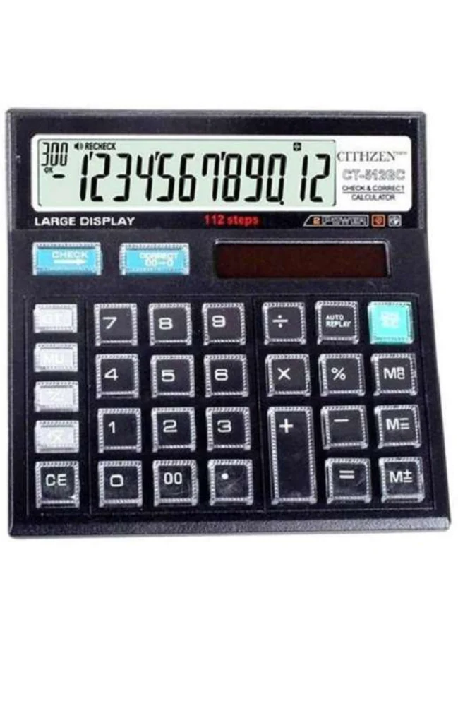 Check And Correct Calculator - Color: Any Color