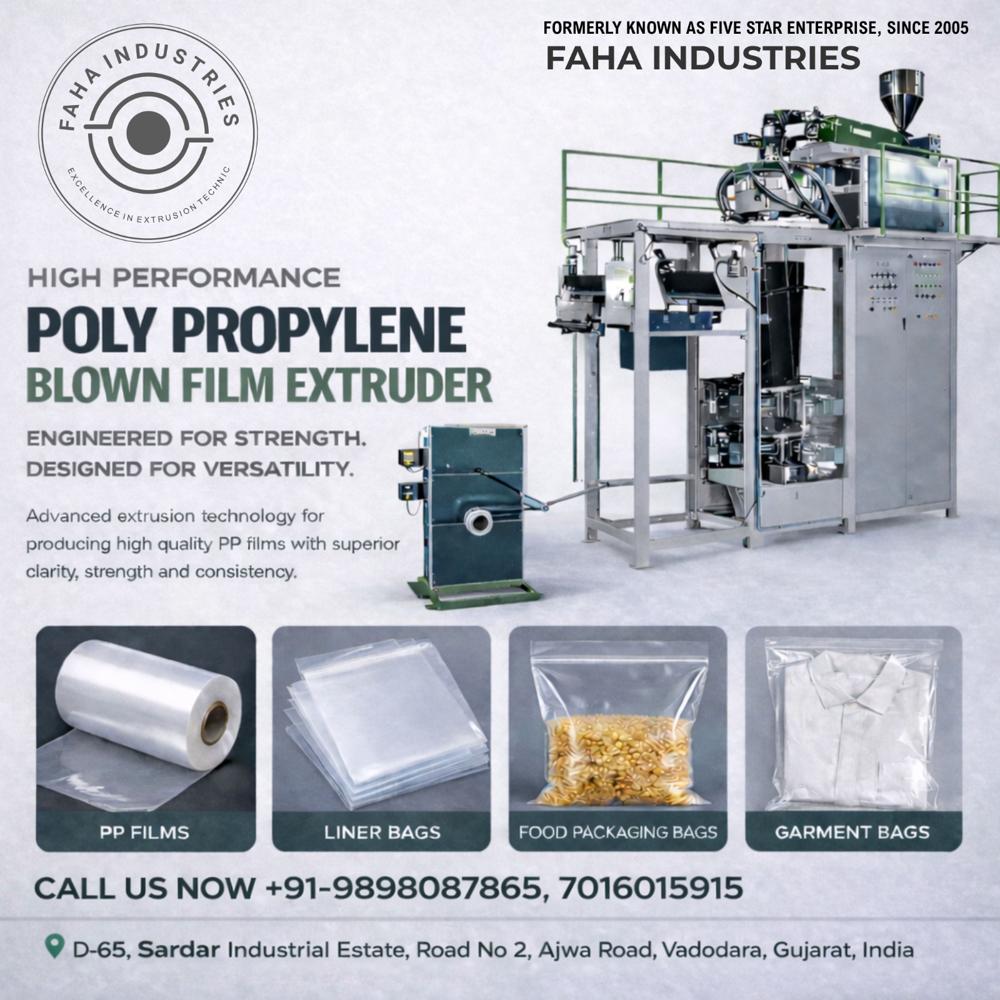 PP-65 Poly Propylene Blown Film Extrusion Machine