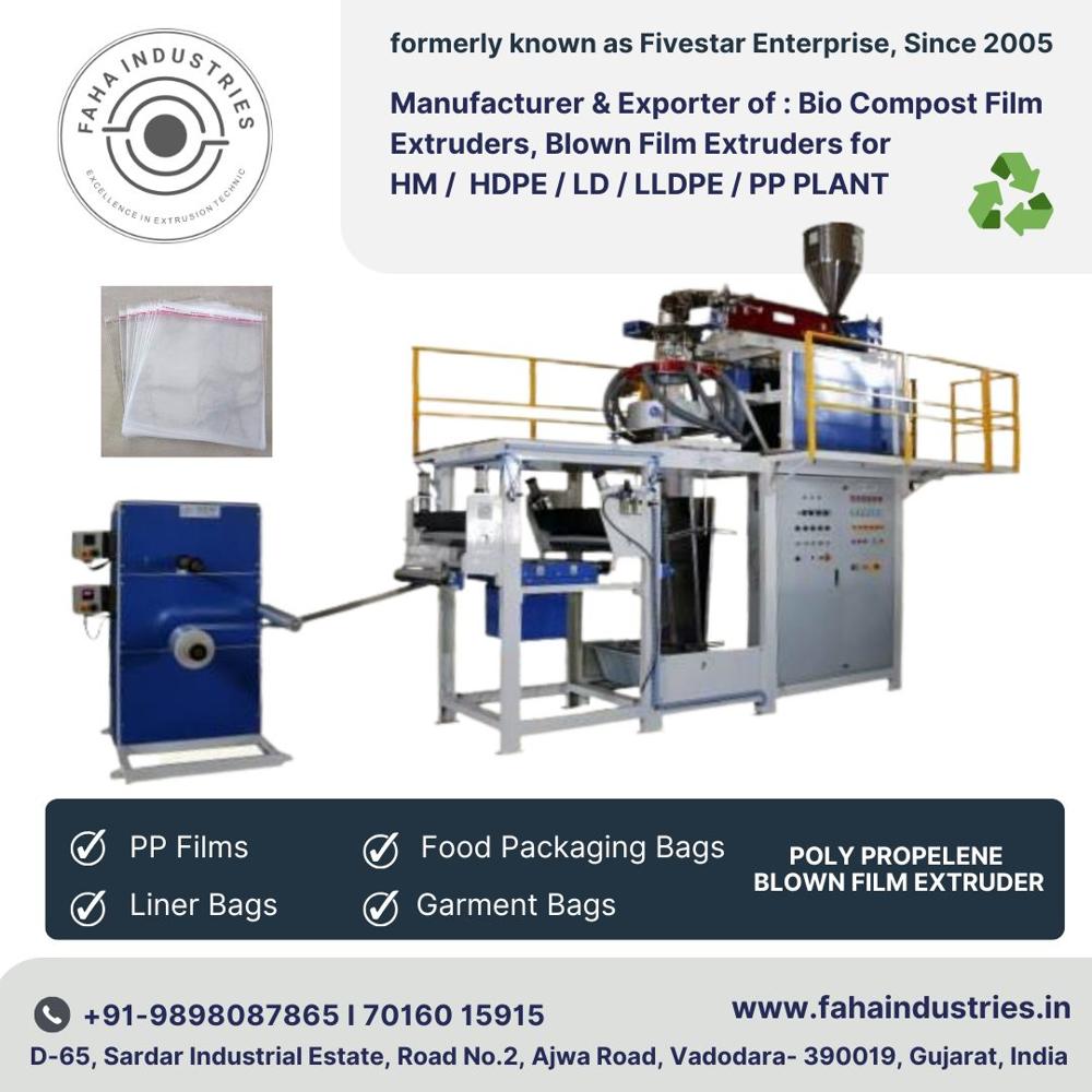 PP-65 Poly Propylene Blown Film Extrusion Machine
