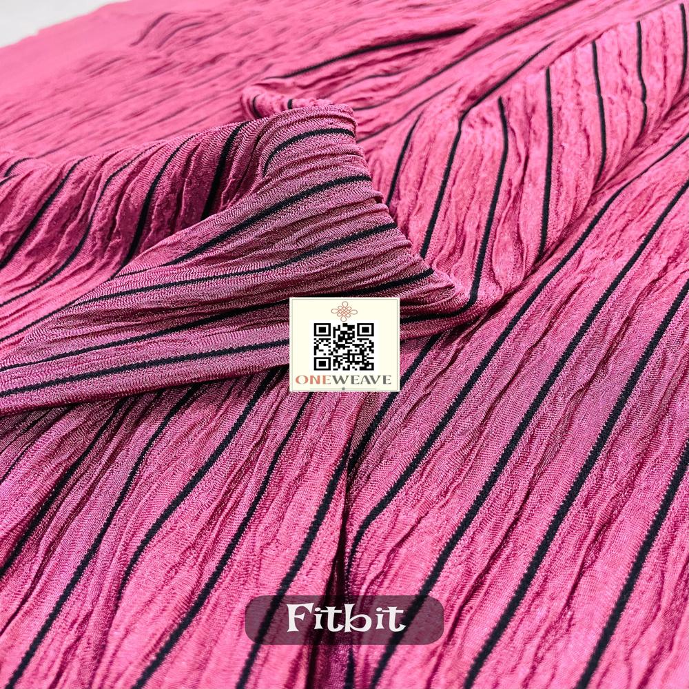 Fit Bit Polyester Lycra Fabric