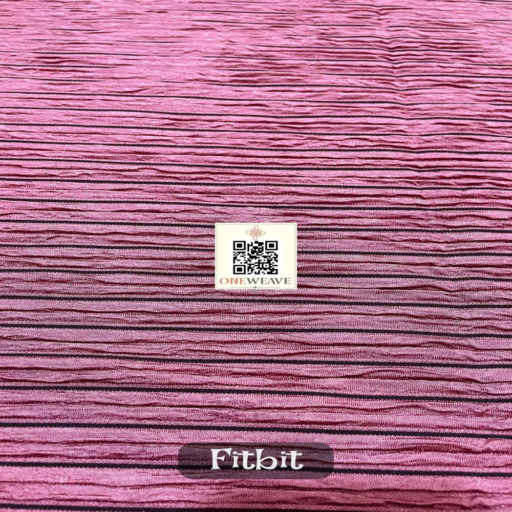 Fit Bit Polyester Lycra Fabric