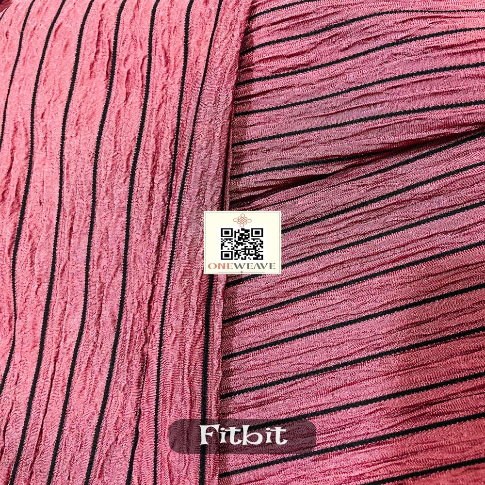 Fit Bit Polyester Lycra Fabric